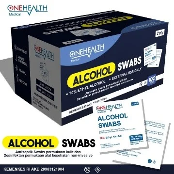Onehealth Alcohol Swab 2 Ply