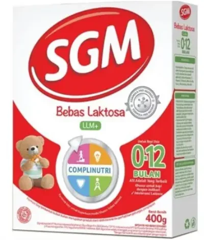 SGM LLM Bebas Laktosa 0-12 Bulan 400g 