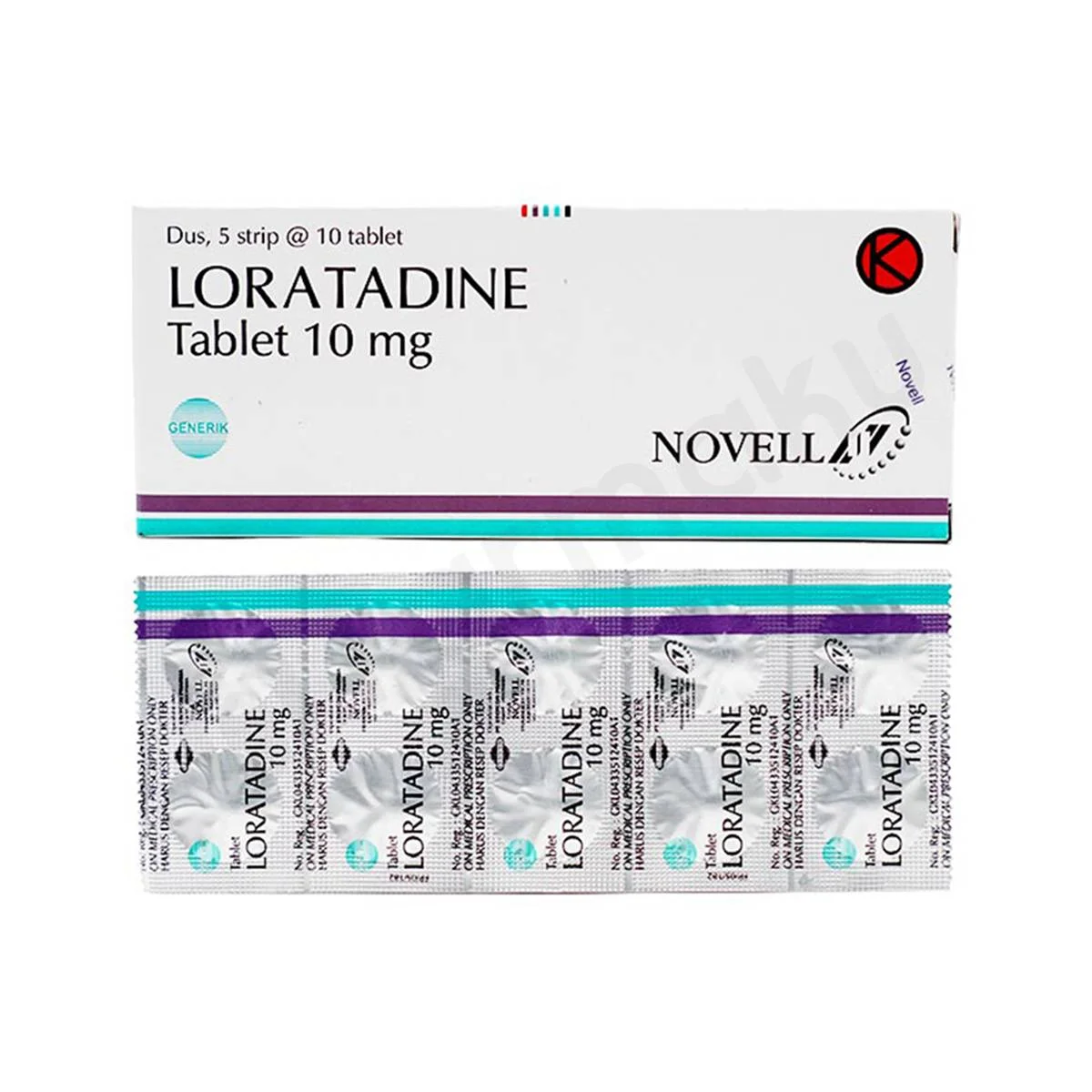 LORATADINE 10 MG (NOVELL)