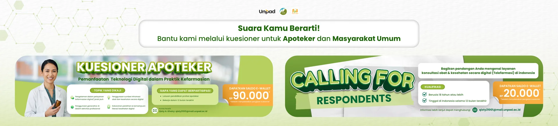 Survei Apoteker dan Masyarakat Umum