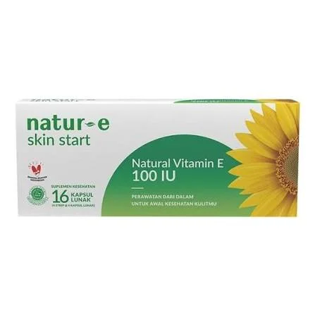 Natur-E Skin Start Natural Vitamin E 100 IU 16 Kapsul