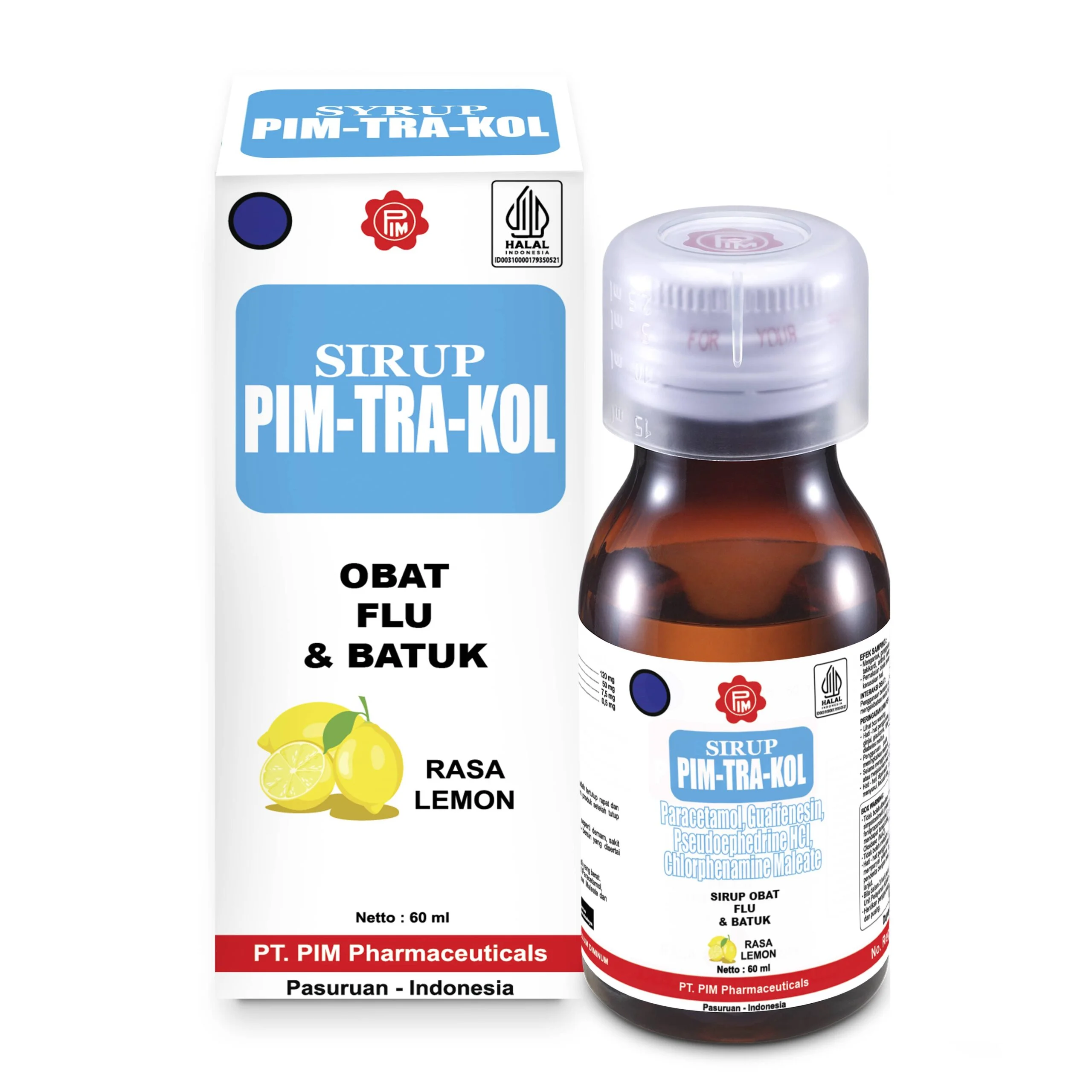 PIMTRAKOL LEMON SYR 60 ML
