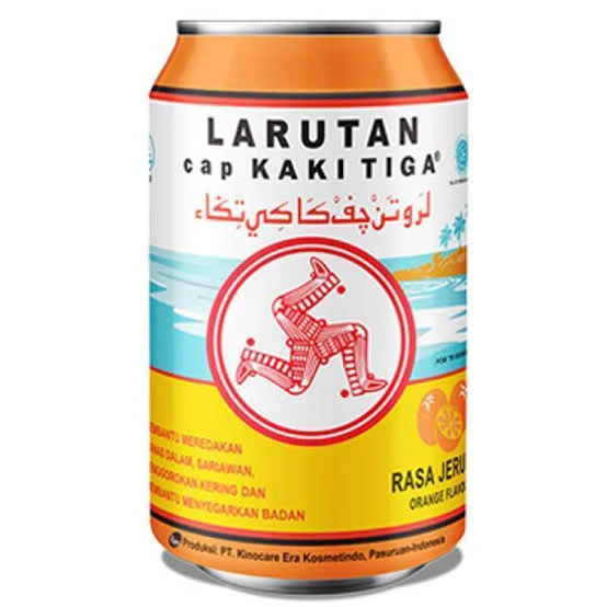 Larutan Cap Kaki Tiga Jeruk 320 ml 