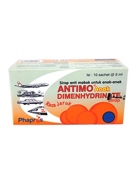 ANTIMO ANAK RASA JERUK ISI 10 SACHET