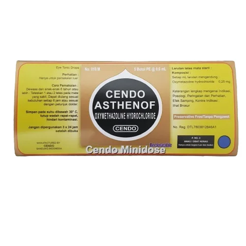 CENDO ASTHENOF MINIDOSE 0,6 ML
