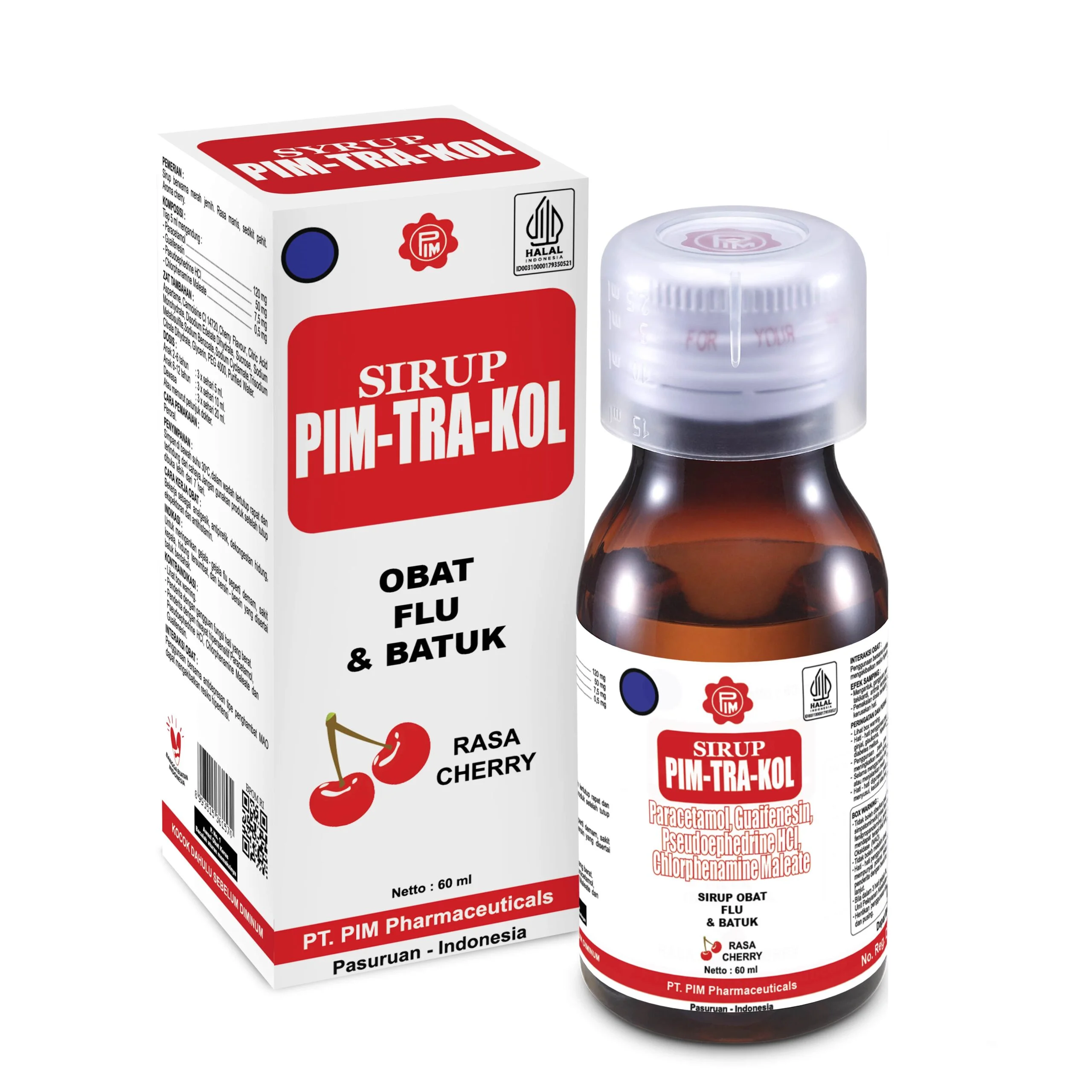 PIMTRAKOL CHERRY SYR 60 ML