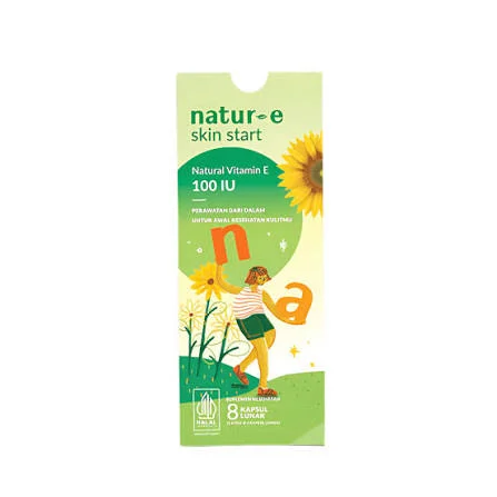 Natur-E Skin Start Natural Vitamin E 100 IU 8 Kapsul 