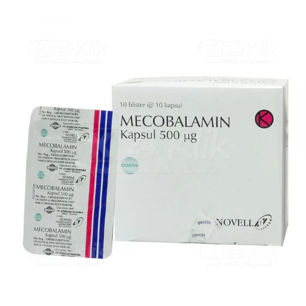 Mecobalamin 500 mcg 10 Kapsul Novell