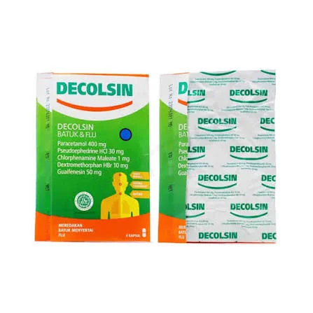 DECOLSIN BATUK & FLU ISI 4 KAPSUL