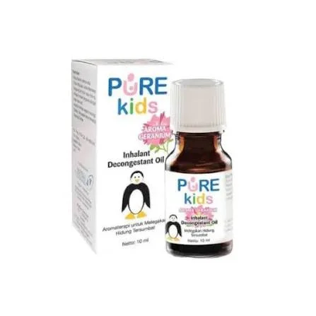 Purekids Inhalant Decongestant Oil Geranium 10 ml