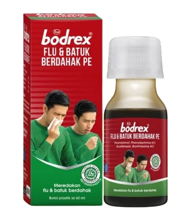 BODREX FLU DAN BATUK BERDAHAK PE SIRUP