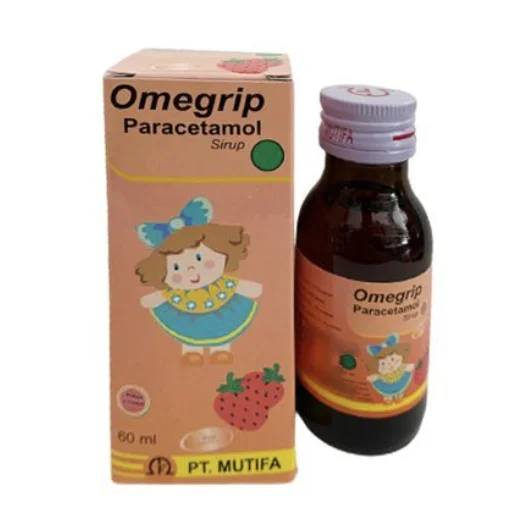 OMEGRIP SYRUP STRAWBERRY 60ml