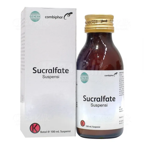 Sucralfate Combiphar 500mg/5ml Suspensi 100ml 