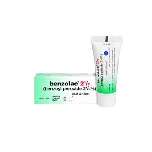 BENZOLAC 2,5% GEL 5 GRAM
